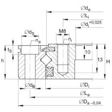 FAG timken bearings johannesburg Crossed roller bearings - XU050077