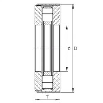 FAG nsk slewing bearing Axial cylindrical roller bearings - RCT17