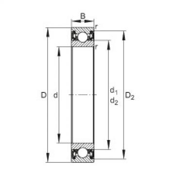 FAG 6203 bearing skf Deep groove ball bearings - 61820-2RZ-Y