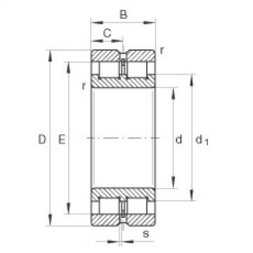 cylindrical bearing nomenclature SL024838 INA