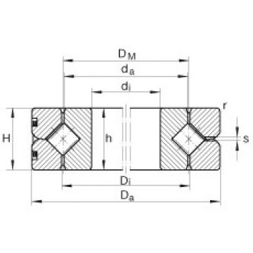 FAG корпус подшипника ina205 Crossed roller bearings - SX0118/500