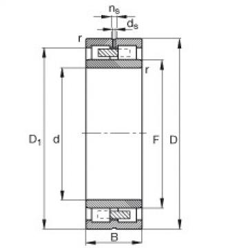 FAG elges 618 10y Cylindrical roller bearings - NNU4934-S-M-SP