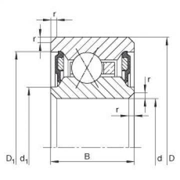 FAG ราคา bearing nsk 7001a5 ctynsulp4 Thin section bearings - CSXU080-2RS