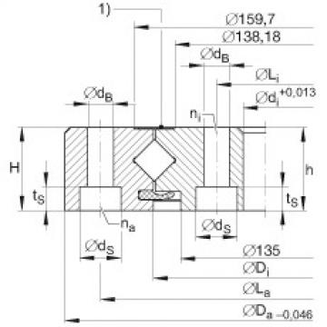 FAG elges 618 10y Crossed roller bearings - XU080149