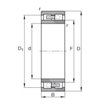 FAG wheel hub bearing unit timken for dodge ram 1500 2000 Cylindrical roller bearings - NNU41/500-M