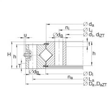 FAG 608 bearing skf Crossed roller bearings - XU160260