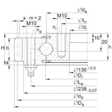 FAG ina fag bearing Four point contact bearings - VA140188-V