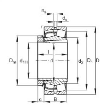 FAG ina bearing f221337 01 sale Spherical roller bearings - 23056-BE-XL-K + H3056