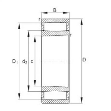 FAG cara menentukan ukuran bearing skf diameter luar 6212 Toroidal roller bearings - C41/500-XL-K30-M1B