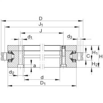 FAG skf bearing 24x12x5 Axial/radial bearings - YRTS260