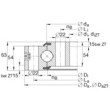 FAG distributor of fag bearing in italy Four point contact bearings - VSU250955