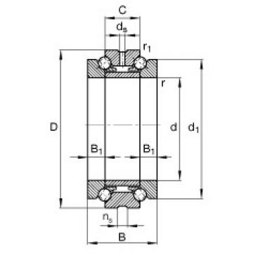 thrust ball bearing applications 234417-M-SP FAG