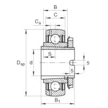 Bearing Original Brand GSH35-2RSR-B  INA   