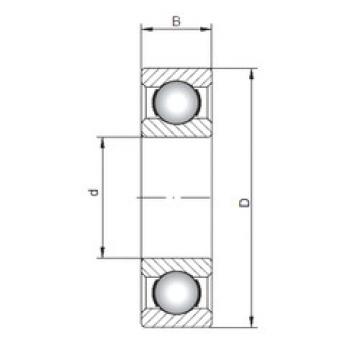 Bearing catalog 16006 ISO