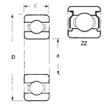 Bearing 2003 NISSAN 350Z REAR WHEEL BEARING TIMKEN online catalog 6201ZZ  FBJ   