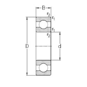 Bearing BEARING 1315 NTN 3D online catalog 61930-MA  NKE   