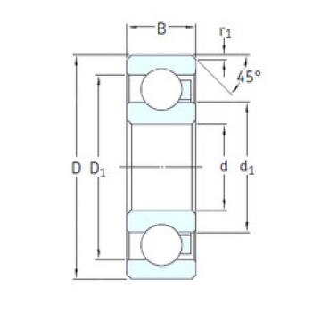 Bearing ABB WEG SKF DISTRIBUTORS online catalog 6307/HR11QN  SKF   