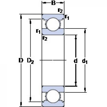 Bearing BEARING SKF MESIN CUCI online catalog 6206  SKF   