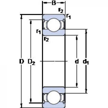 Bearing BEARING UNIT UCF209 45 NSK online catalog 6209-2Z  SKF   