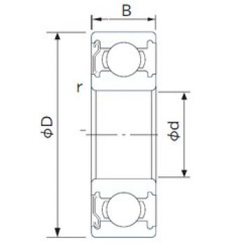 Bearing BEARING 1315 NTN 3D online catalog 6319-Z  CYSD   