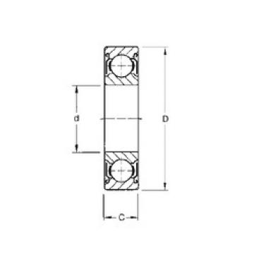 Bearing catalog 1614-ZZ CYSD