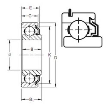 Bearing catalog 203KLG Timken