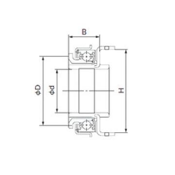 Bearing catalog 47SCRN31P-1 NACHI