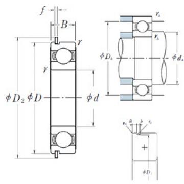 Bearing CKF BALL BEARING online catalog 6201NR  NSK   