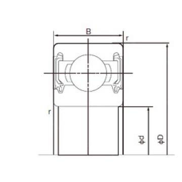 Bearing 2003 NISSAN 350Z REAR WHEEL BEARING TIMKEN online catalog 6212-2NKE  NACHI   