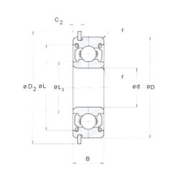 Bearing catalog 607ZZNR NMB