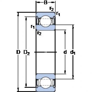 Bearing INA SPHERICAL PLAIN BEARINGS GE LO online catalog 6312-2Z/VA208  SKF   