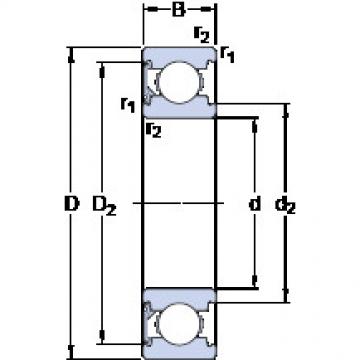 Bearing ABB WEG SKF DISTRIBUTORS online catalog 6203-RSH  SKF   