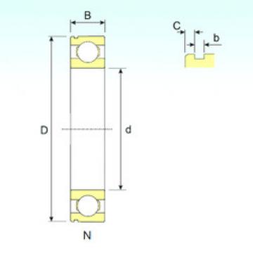 Bearing BEARING BALL 6205 25X52X15 DIN 625 MEXICO PUEBLA online catalog 6303  N  ISB  