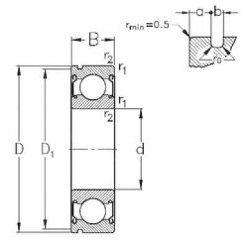 Bearing FAG BEARING DIMENSION STANDARD online catalog 6201-2Z-N  NKE   