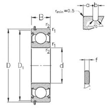 Bearing BALL BEARING 6010 ZZ SKF online catalog 6305-2Z-NR  NKE   