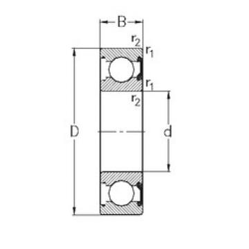 Bearing BEARING INA F 61801.2 RS online catalog 6213-2RSR  NKE   