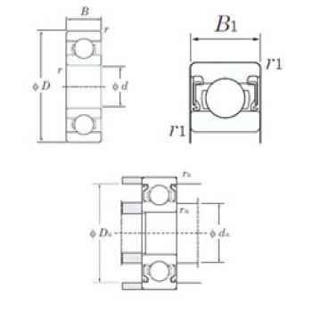 Bearing export 695-2RS  KOYO   