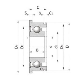 Bearing export AB41658YS05  SNR   