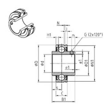 Bearing export CUC205-15  SNR   