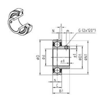 Bearing export CUS205-15  SNR   