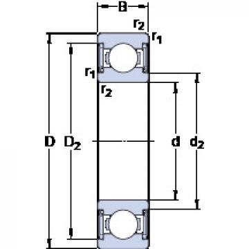 Bearing export D/W  R4A-2RS1  SKF  