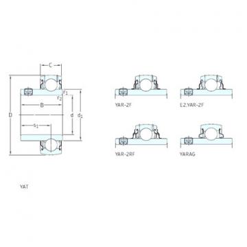 Bearing export E2.YAR204-012-2F  SKF   