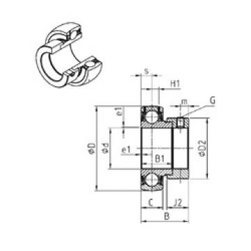 Bearing export ES201  SNR   