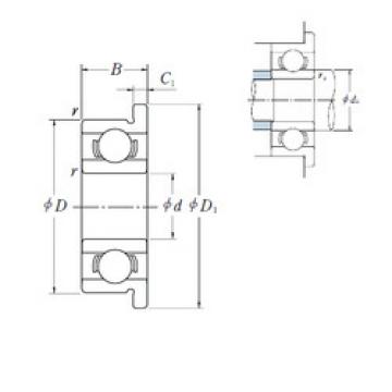 Bearing export F601X  NSK   