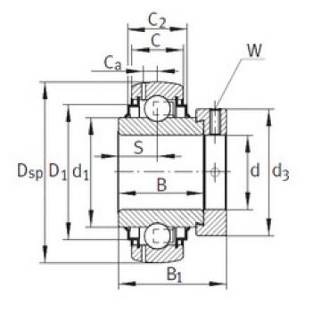 Bearing export GE70-KRR-B-FA164  INA   