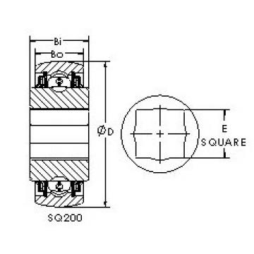 Bearing Original Brand GSQ208-102A  AST   