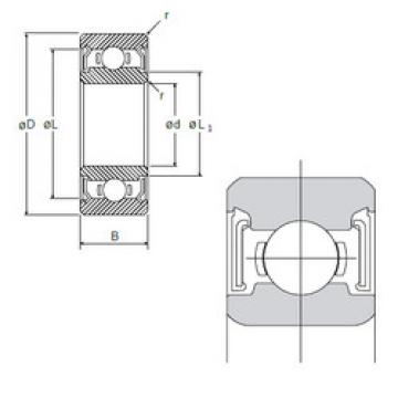 Bearing Original Brand R-2210X3SS  NMB   