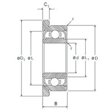 Bearing Original Brand LF-1910ZZ  NMB   