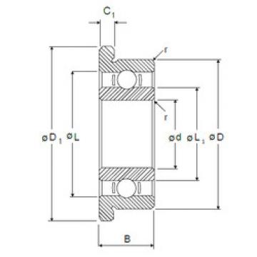 Bearing Original Brand LF-1050  NMB   