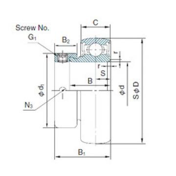 Bearing Original Brand MU002+ER  NACHI   